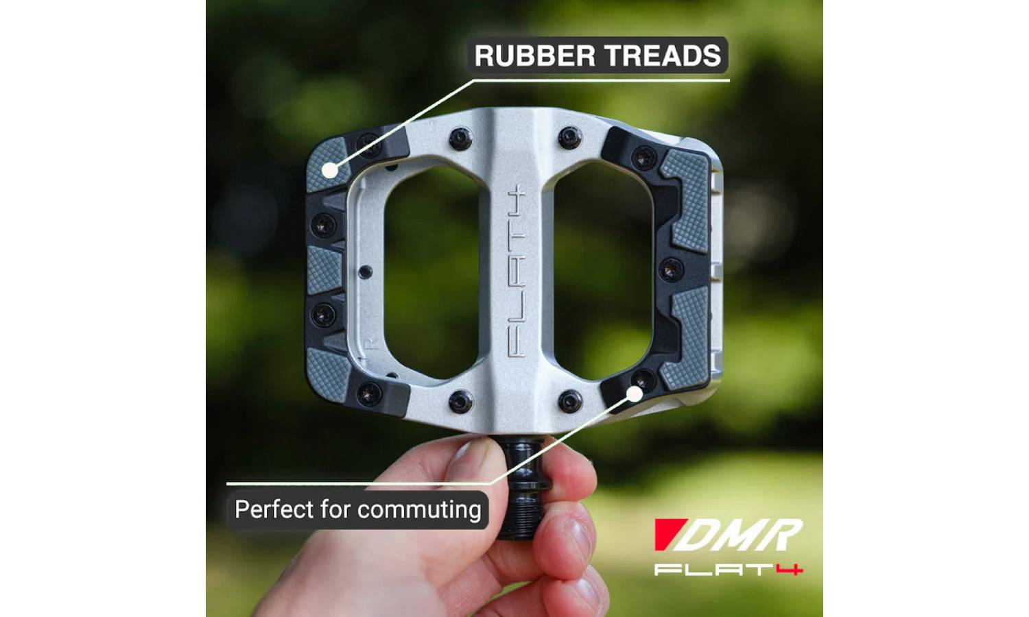 Педали DMR Pedal Flat4 Silver 14 Педали DMR Pedal Flat4 Silver 14