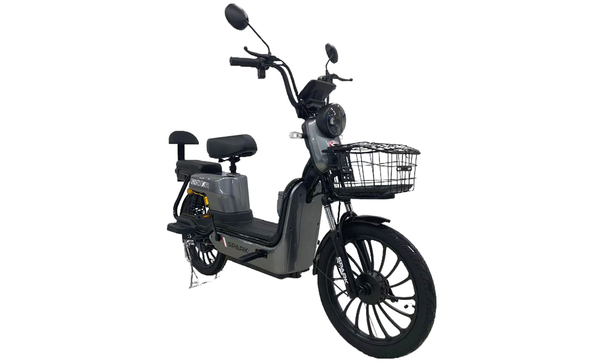 Электровелосипед SPARK RIDER 14" 48V/500W/20Ah, Серый 3 Электровелосипед SPARK RIDER 14" 48V/500W/20Ah, Серый 3