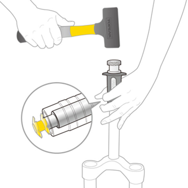 Ключ для монтажа якоря вилки Topeak THREADLESS NUT SETTER 2