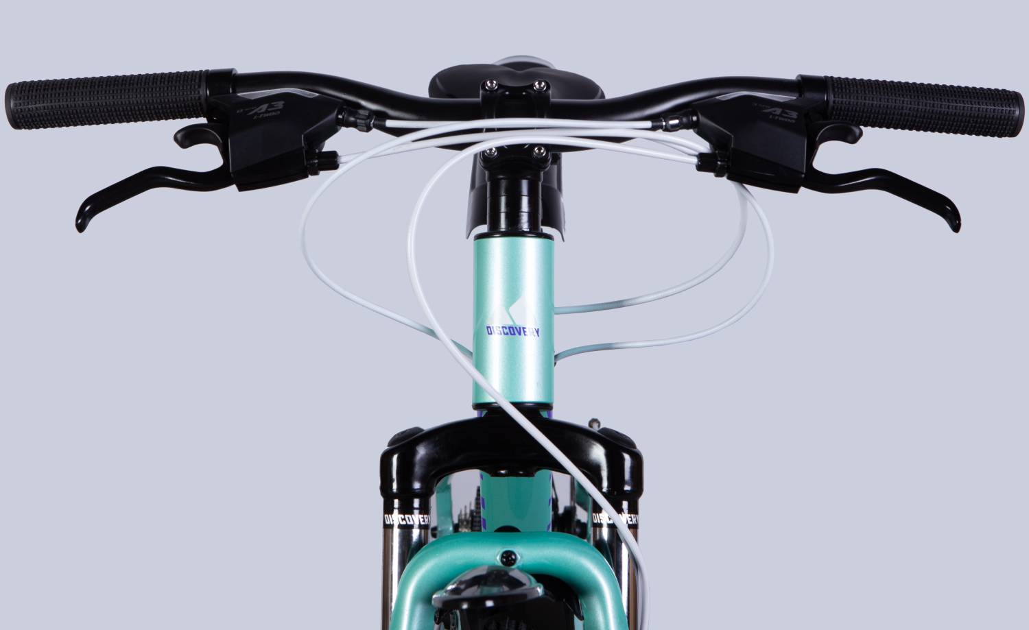 Велосипед Discovery QUBE DD CS 24" розмір XXS рама 11,5" 2025 бірюзовий 6