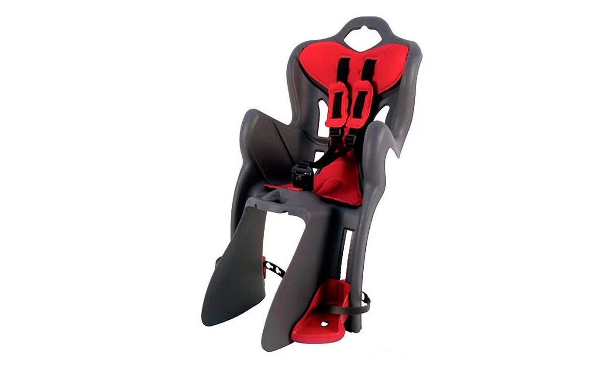 Фотографія Сидіння задн. Bellelli B1 Сlamp (на багажник) до 22 кг Сіро-червоний