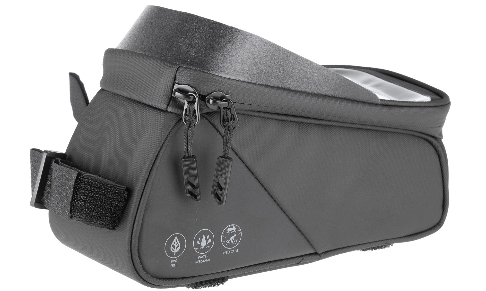 Сумка на раму под смартфон ONRIDE Visor 30, объем 1 л, водоотталкивающая ткань, светоотражающая 2 Сумка на раму под смартфон ONRIDE Visor 30, объем 1 л, водоотталкивающая ткань, светоотражающая 2