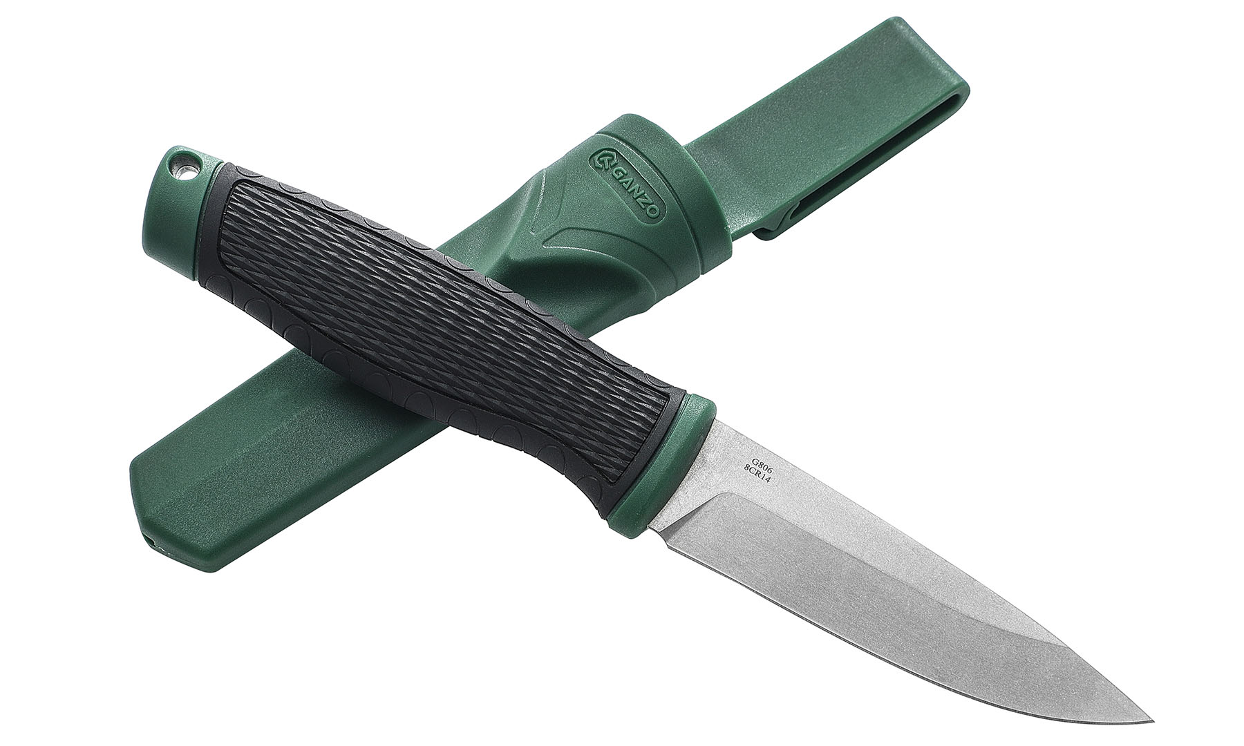 Нож Ganzo G806-GB зеленый с ножнами 7 Нож Ganzo G806-GB зеленый с ножнами 7