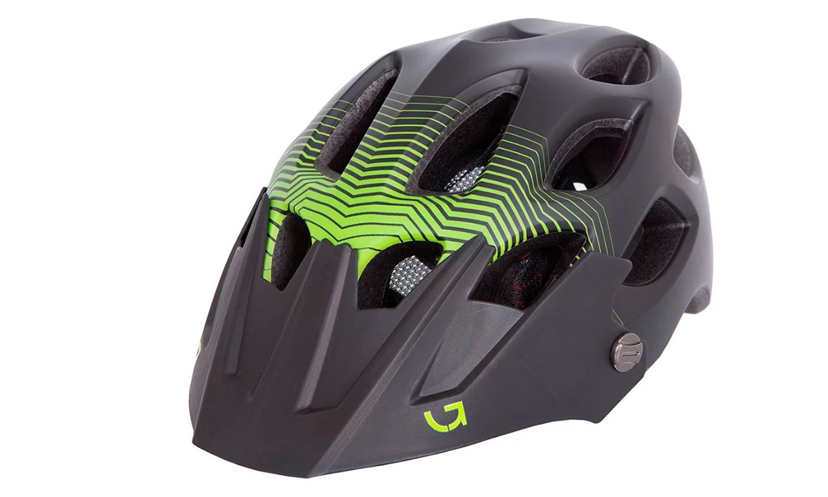 Фотография Шлем Green Cycle Slash  Черно-зеленый 