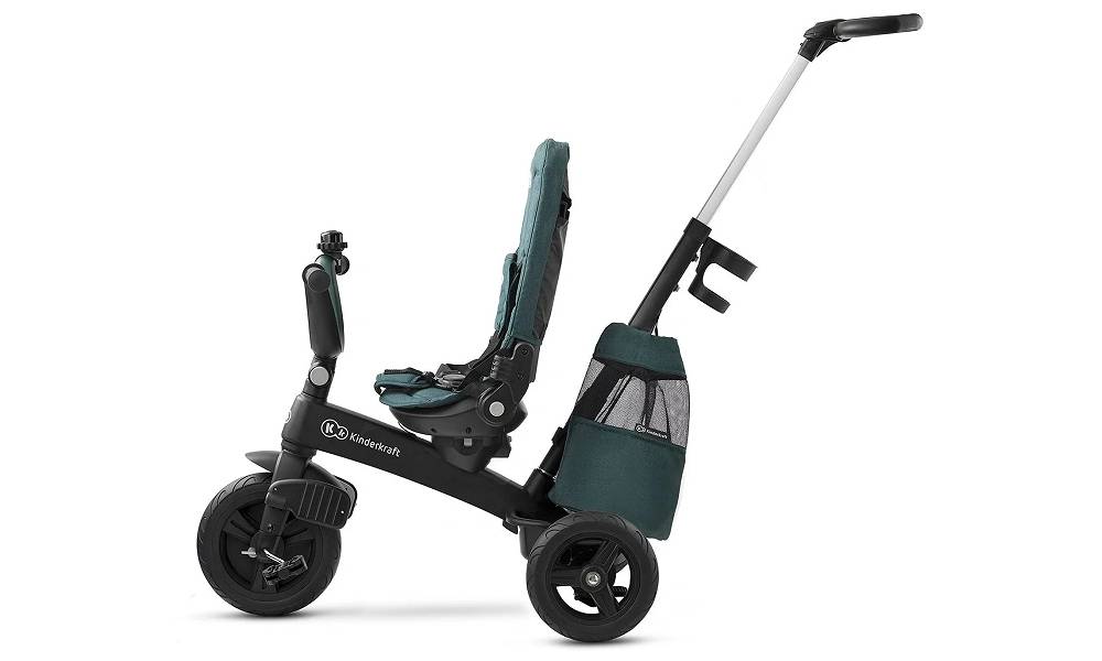 Трехколесный велосипед Kinderkraft Easytwist Midnight Green 10 Трехколесный велосипед Kinderkraft Easytwist Midnight Green 10
