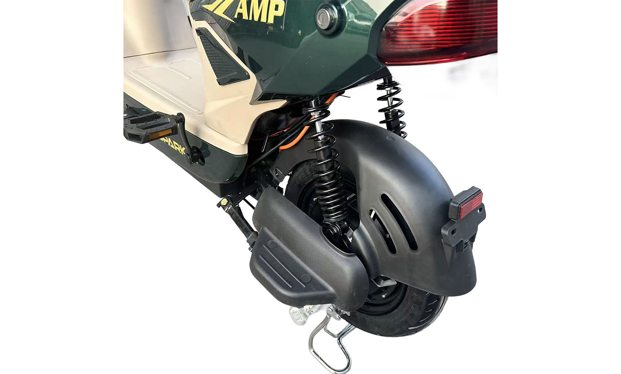 Велосипед з електромотором SPARK AMP 14", 48V/800W/25Ah, рік 2026, темно-зелений 3