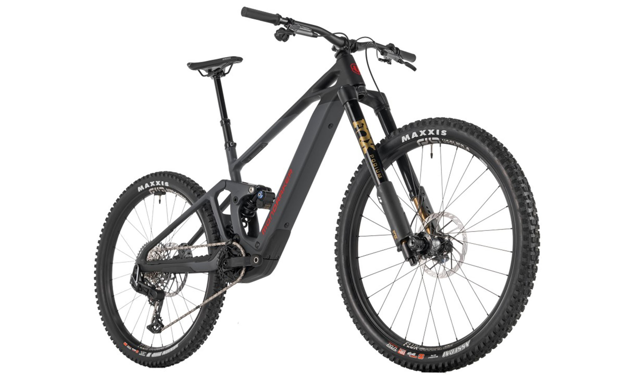 Електровелосипед MONDRAKER DUNE RR Carbon, Mullet 29/27.5'', розмір L, рама 45, 400Wh Bosch SX, рік 2025, Чорний/Сірий 9