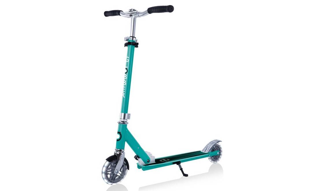 Самокат GLOBBER FLOW ELEMENT LIGHTS, нефритовий, колеса з підсвічуванням, 5+ 3 Самокат GLOBBER FLOW ELEMENT LIGHTS, нефритовий, колеса з підсвічуванням, 5+ 3