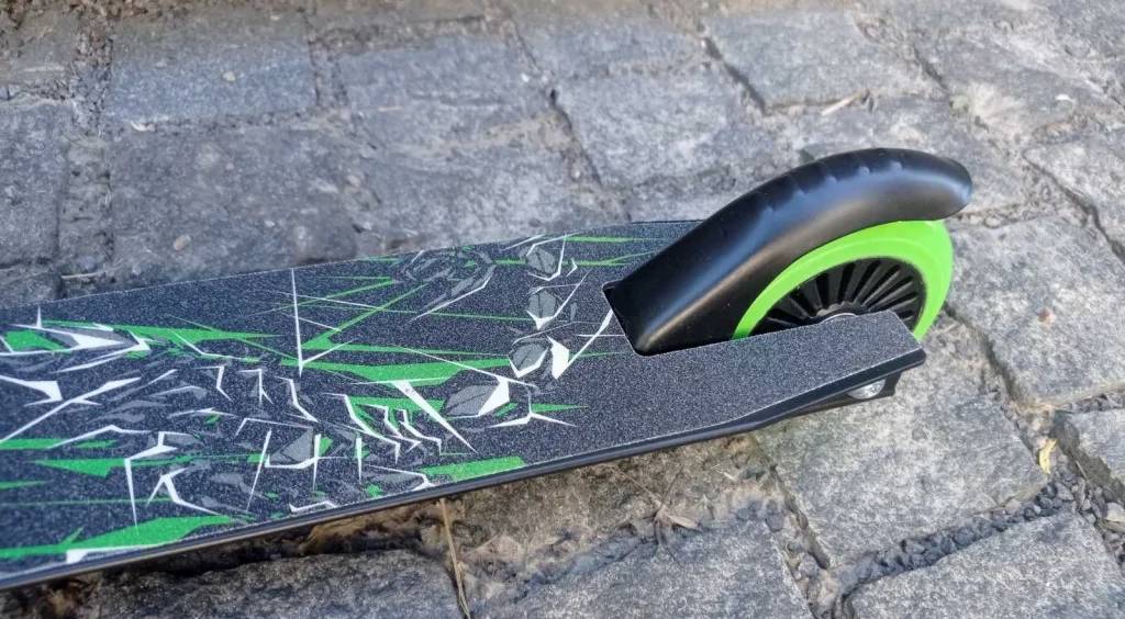 Самокат трюковый Scooter, зеленый 2