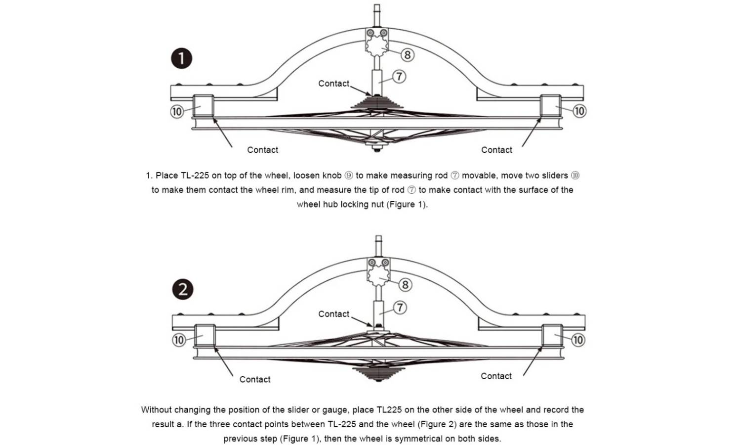 Зонтомер для колес Toopre синий 3 Зонтомер для колес Toopre синий 3