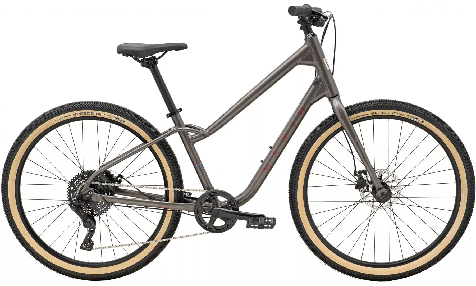 Фотографія Велосипед 27,5" Marin Stinson 2 розмір рами XL 2024 Gloss Charcoal