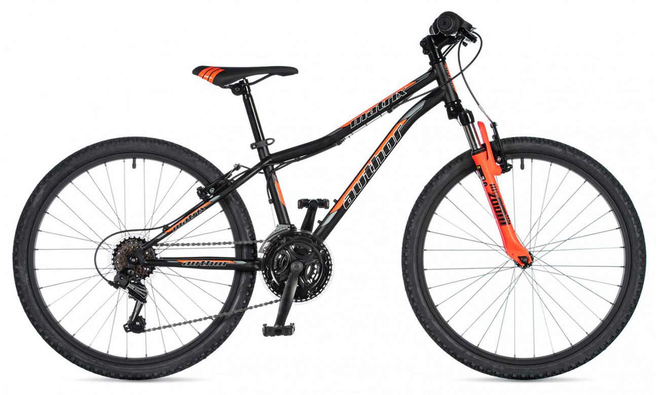 Фотография Велосипед AUTHOR Matrix 24" (2020) 2020 Черно-оранжевый 