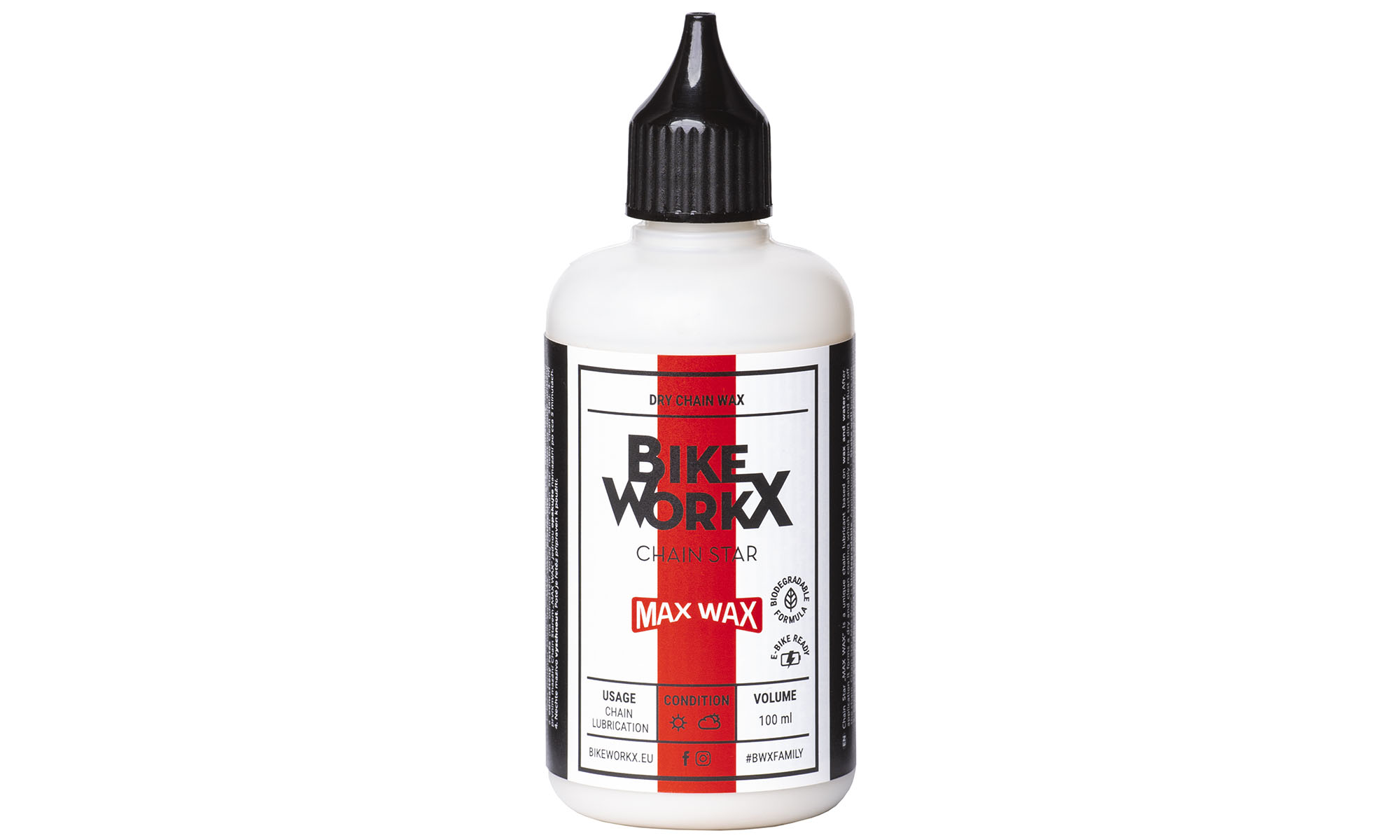 Смазка для цепи BikeWorkX Chain Star Max Wax, парафиновая, 100 мл 