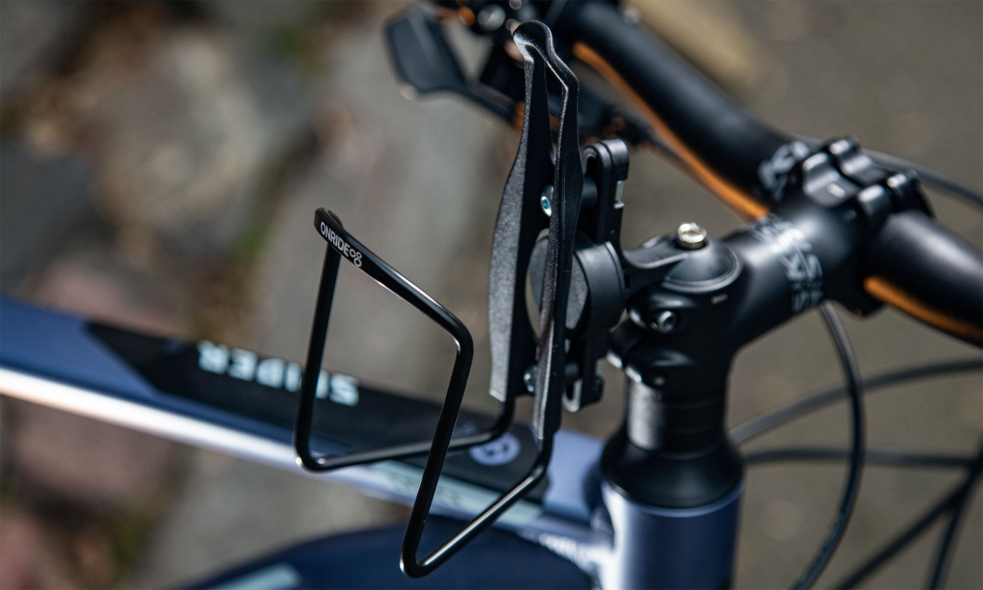 Фляготримач ONRIDE Ron алюмінієвий, срібно-чорний 3