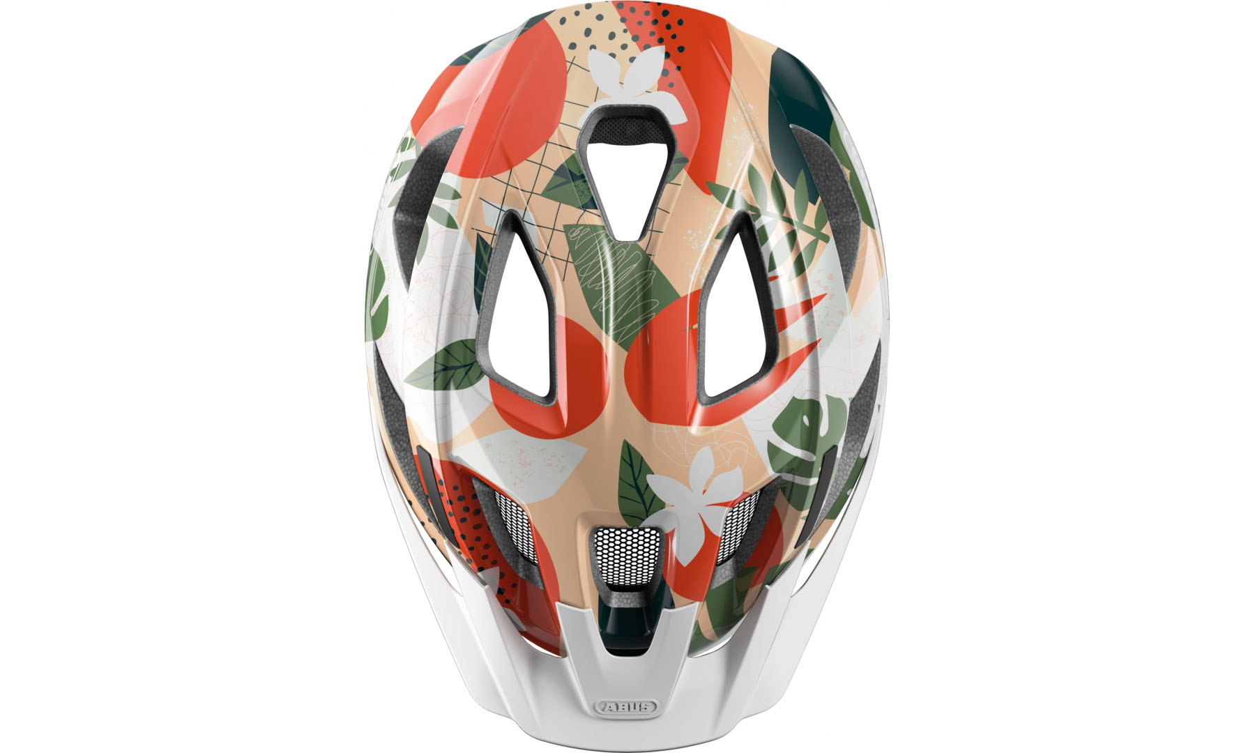 Велошлем ABUS ADURO 3.0 orange palm, размер S (51-55 см), оранжевый 5