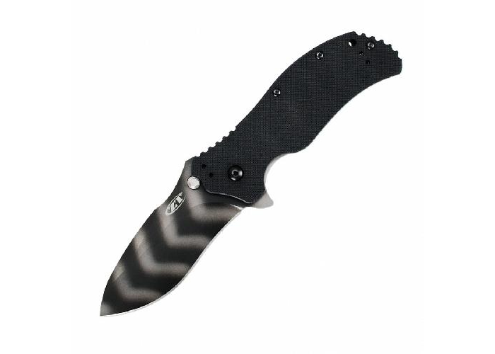Фотография Нож складной Zero Tolerance FOLDER G-10 BLACK/TIGER S 0350TS