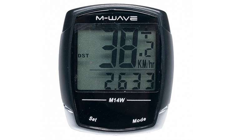 Велокомпьютер M-Wave M14W, беспроводной, черный  