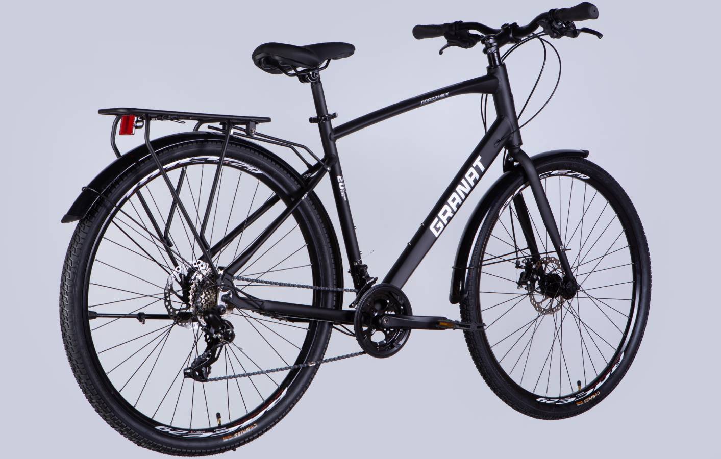 Велосипед Dorozhnik GRANAT M DD 28" размер L рама 20" 2025 черный 6