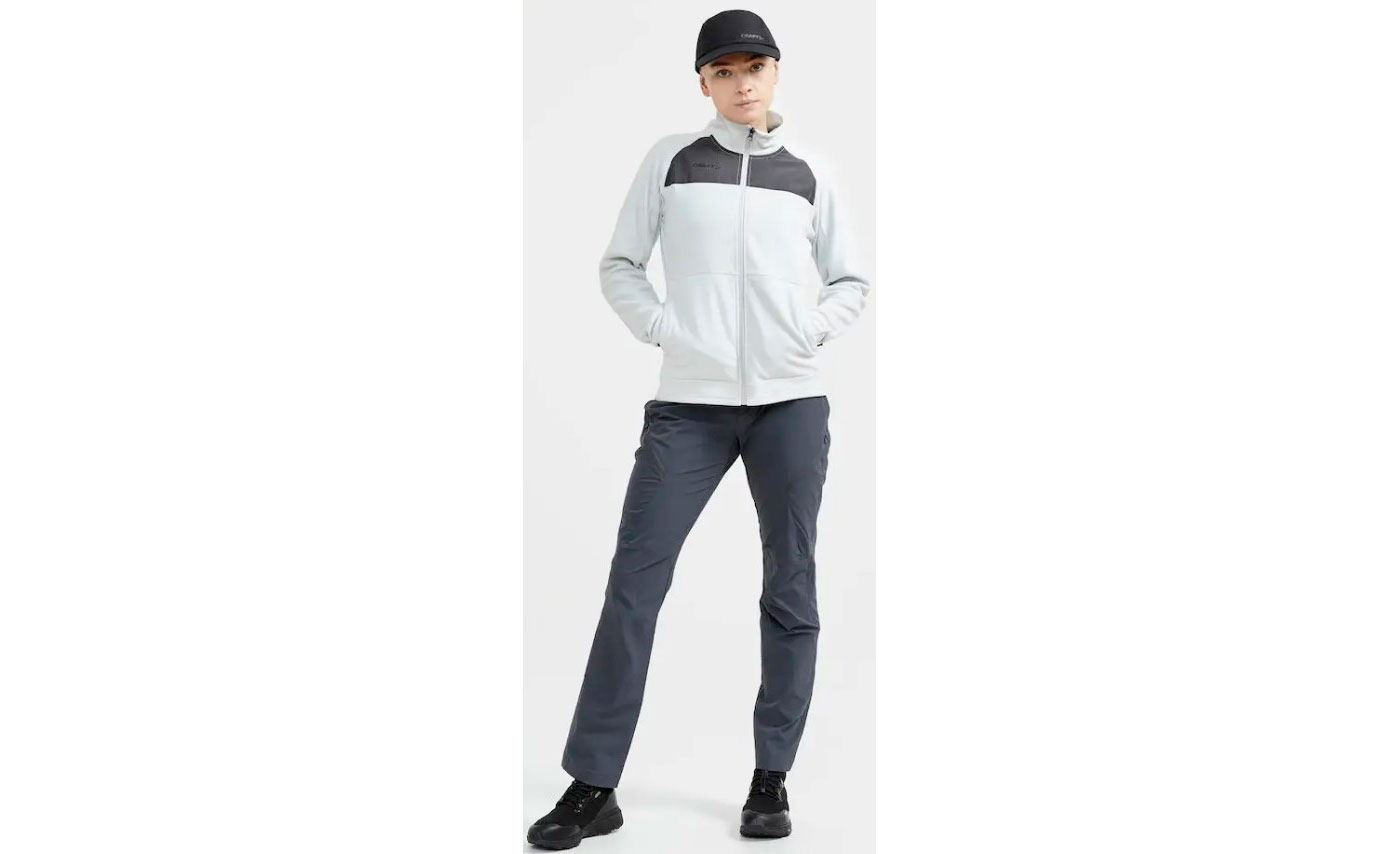 Кофта Craft ADV Explore Fleece Midlayer женская, размер L, сезон AW 22, белый 2