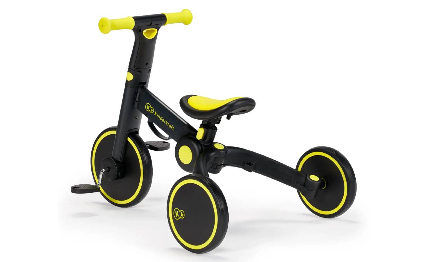 Триколісний велосипед 3 в 1 Kinderkraft 4TRIKE Black Volt 4 Триколісний велосипед 3 в 1 Kinderkraft 4TRIKE Black Volt 4