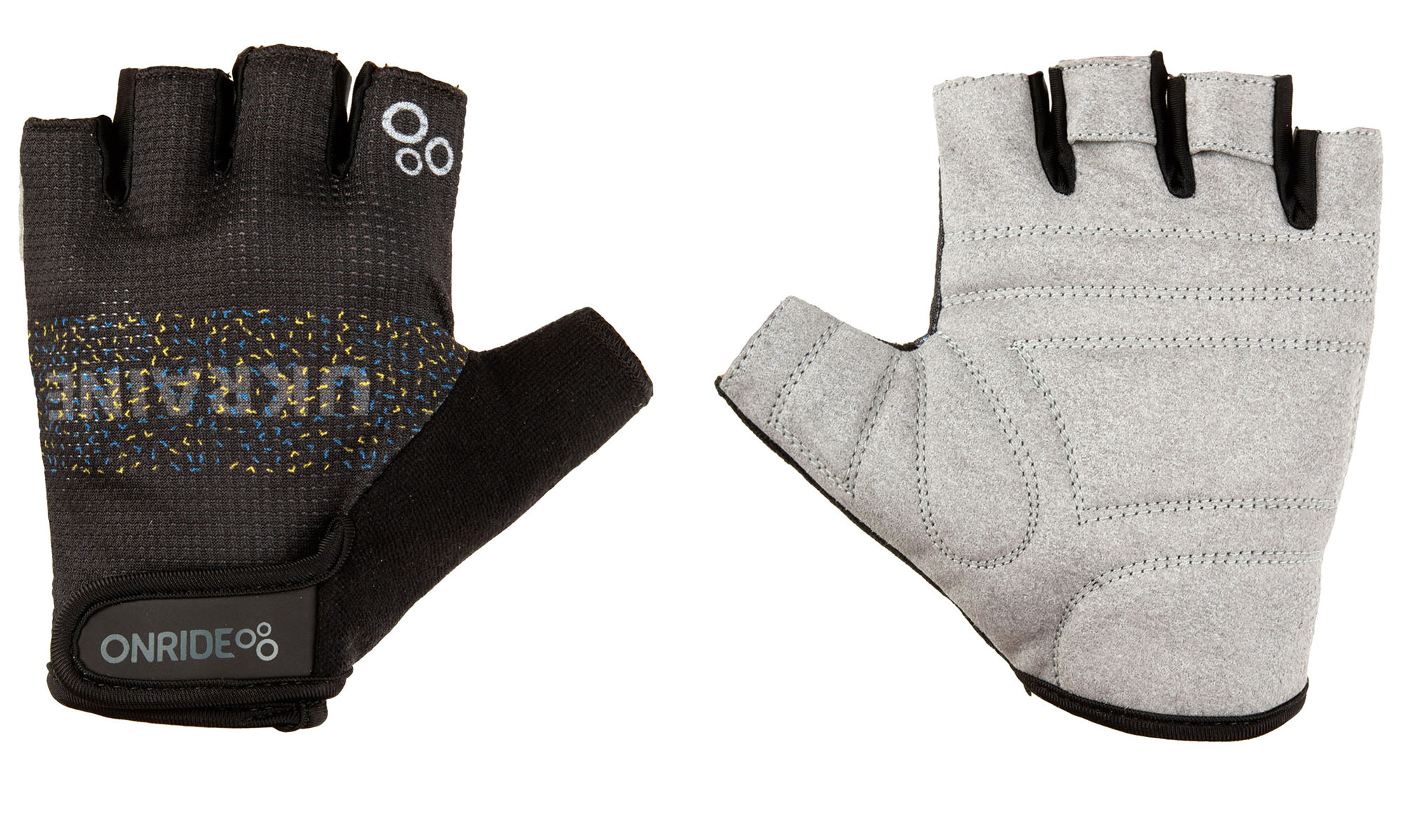 Рукавички ONRIDE TID 20 Ukraine колір чорний, розмір L Рукавички ONRIDE TID 20 Ukraine колір чорний, розмір L