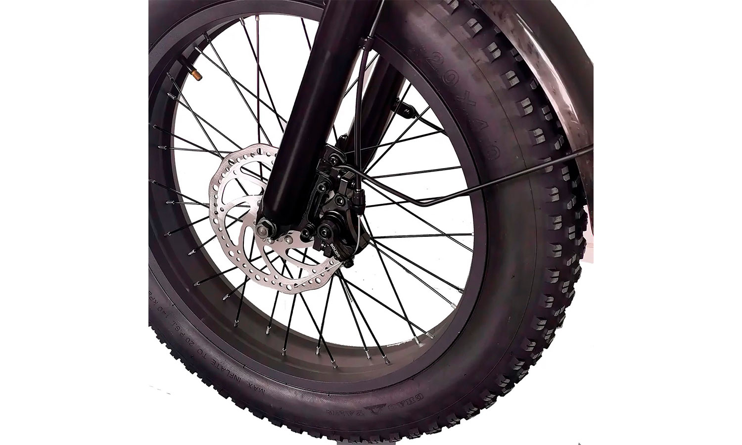 Фотография Электровелосипед фэтбайк IDPOO Q8 (1000 Вт; 17,5 Ah 48 В) 20х4", черный 2