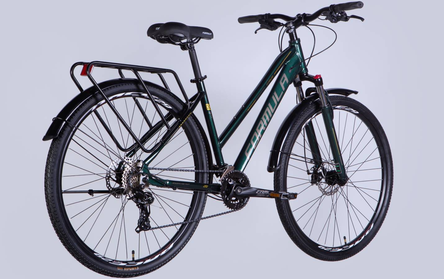 Велосипед Formula CURSOR WOMAN DD 28" розмір М рама 18" 2025 зелений 2