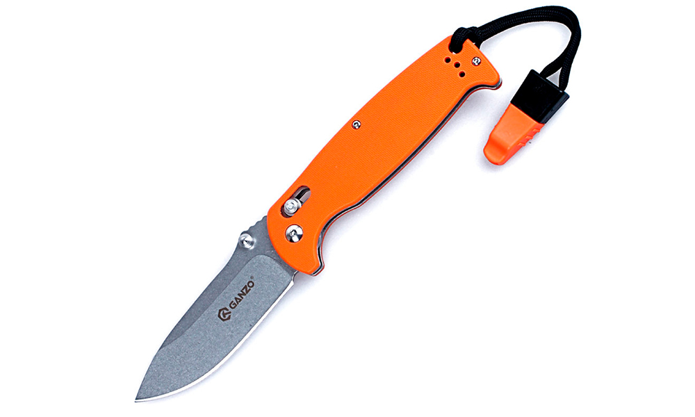 Фотография Складной нож Ganzo G7412-OR-WS оранжевый