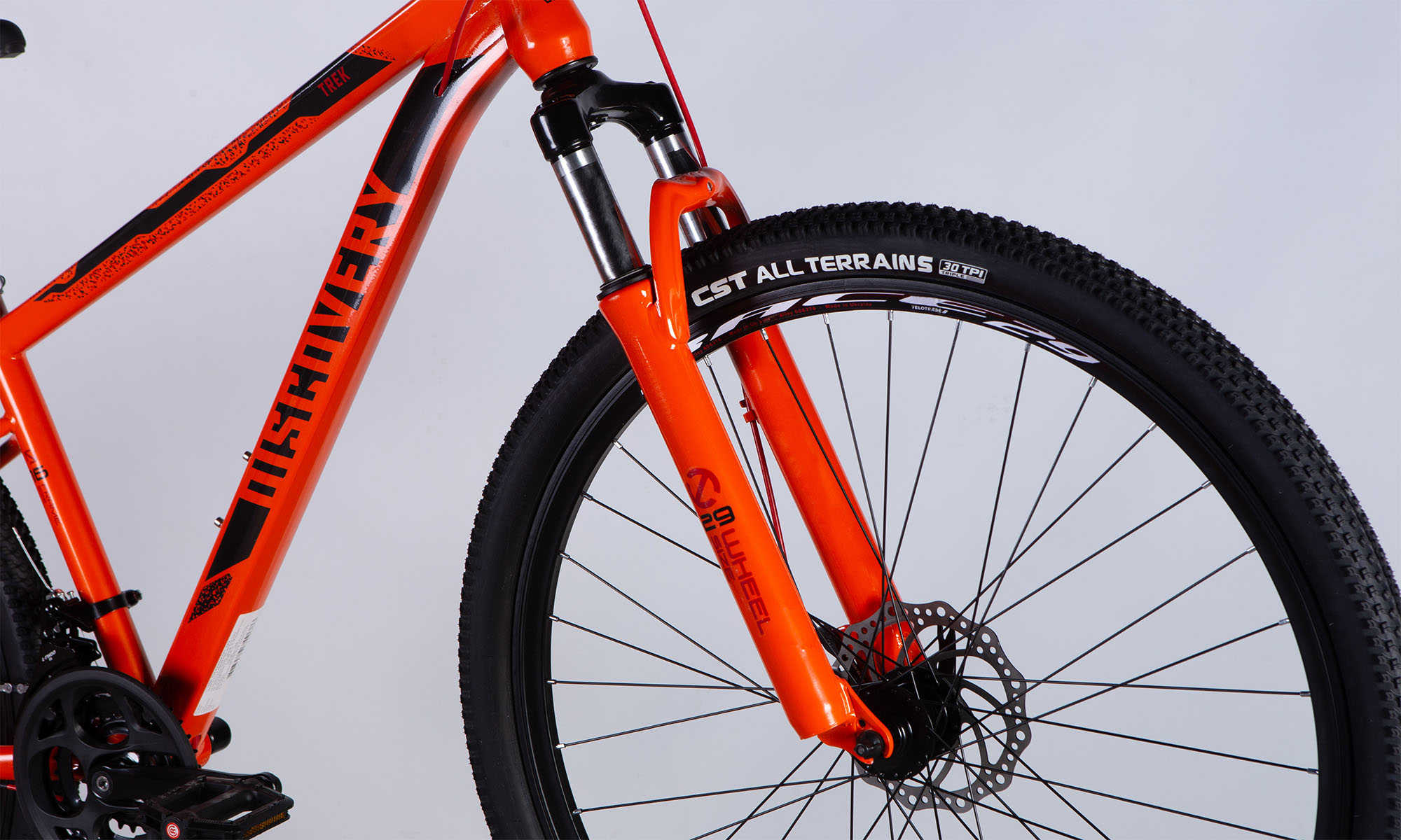 Велосипед Discovery TREK DD FR 29", размер S, рама 16", год 2025, оранжевый 3
