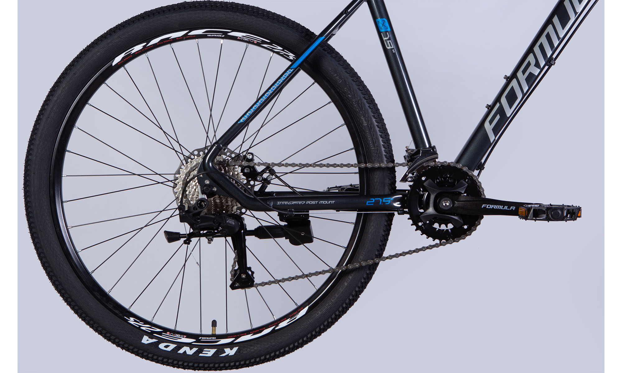 Велосипед Formula ZEPHYR 3.0 DD CS 27,5", размер L, рама 19", 2025, темно-серый  7