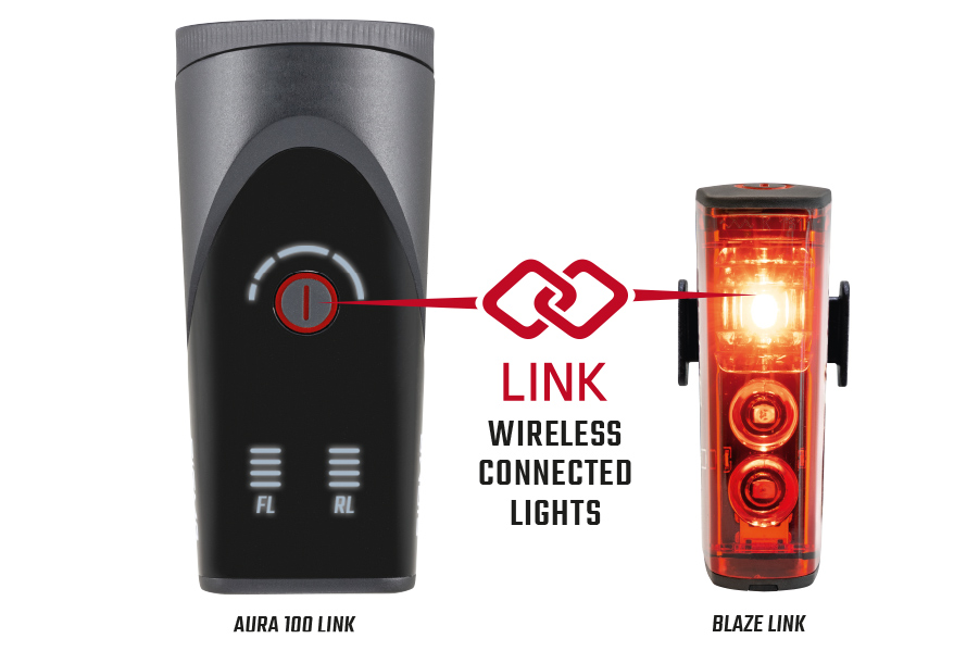 Ліхтар Sigma Sport Aura 100/Blaze Link K-Set 2 Ліхтар Sigma Sport Aura 100/Blaze Link K-Set 2
