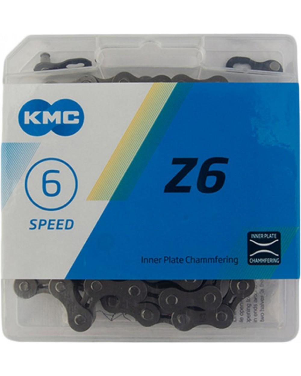 Фотография Цепь KMC Z6 1/2х3/32х116L, 6ск Серый  2