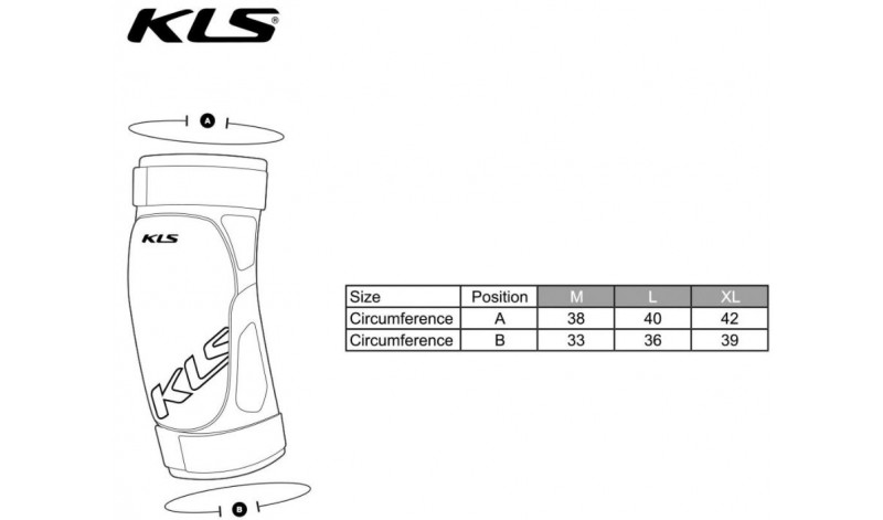 Комплект дитячих наколінників та налокітників KLS Kiter pads L 4