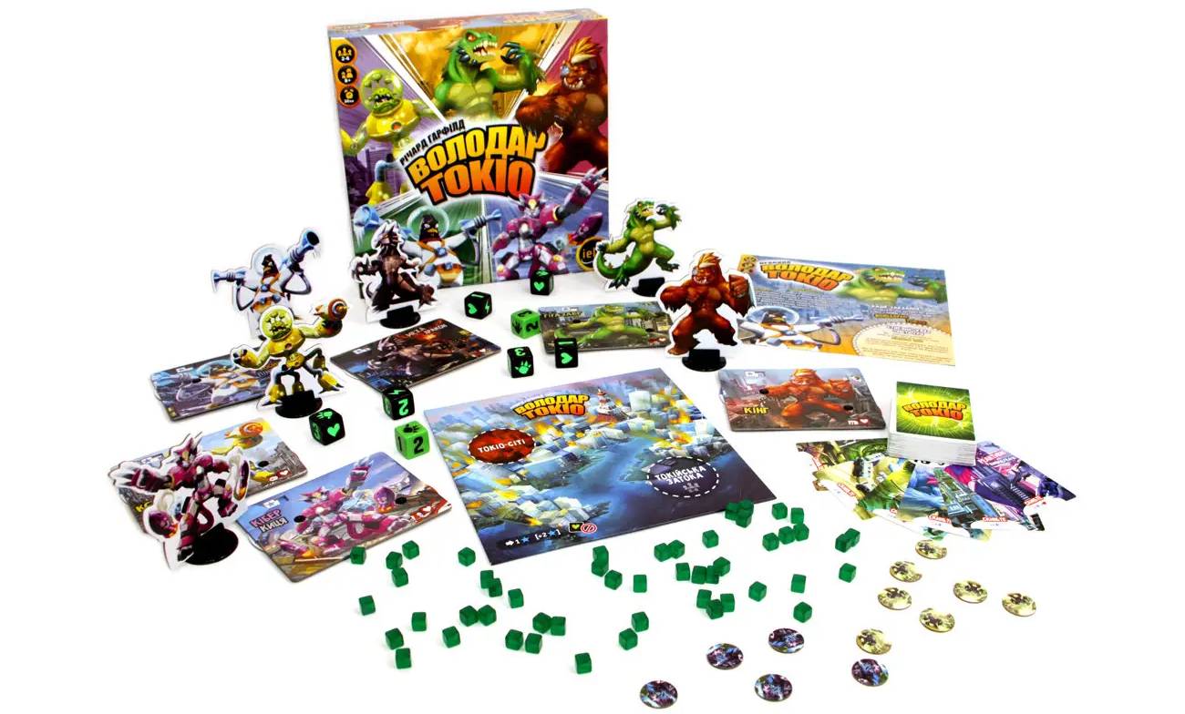 Настільна гра Володар Токіо (King of Tokyo) 2 Настільна гра Володар Токіо (King of Tokyo) 2