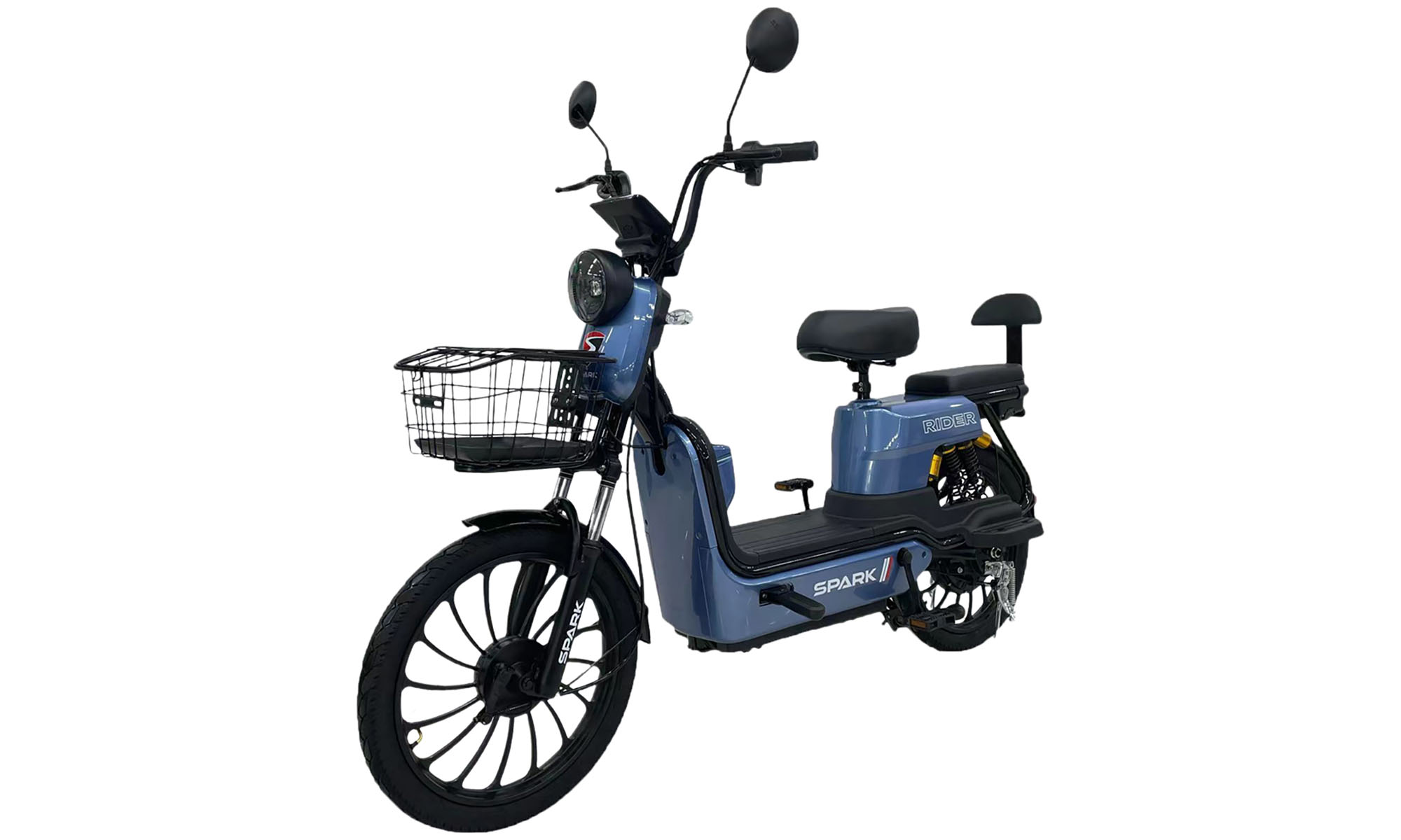 Электровелосипед SPARK RIDER 14" 48V/500W/20Ah, Синий Электровелосипед SPARK RIDER 14" 48V/500W/20Ah, Синий