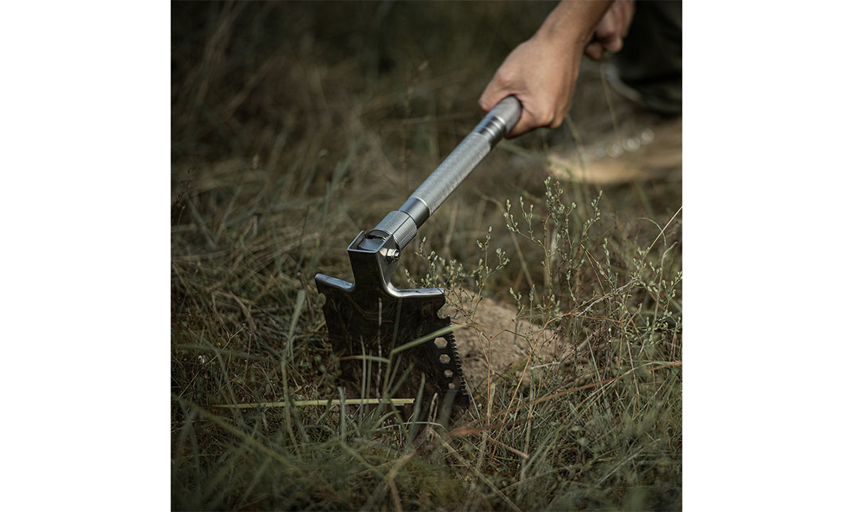 Лопата Naturehike Multifunctional outdoor shovel NH20GJ002, серебристая 8