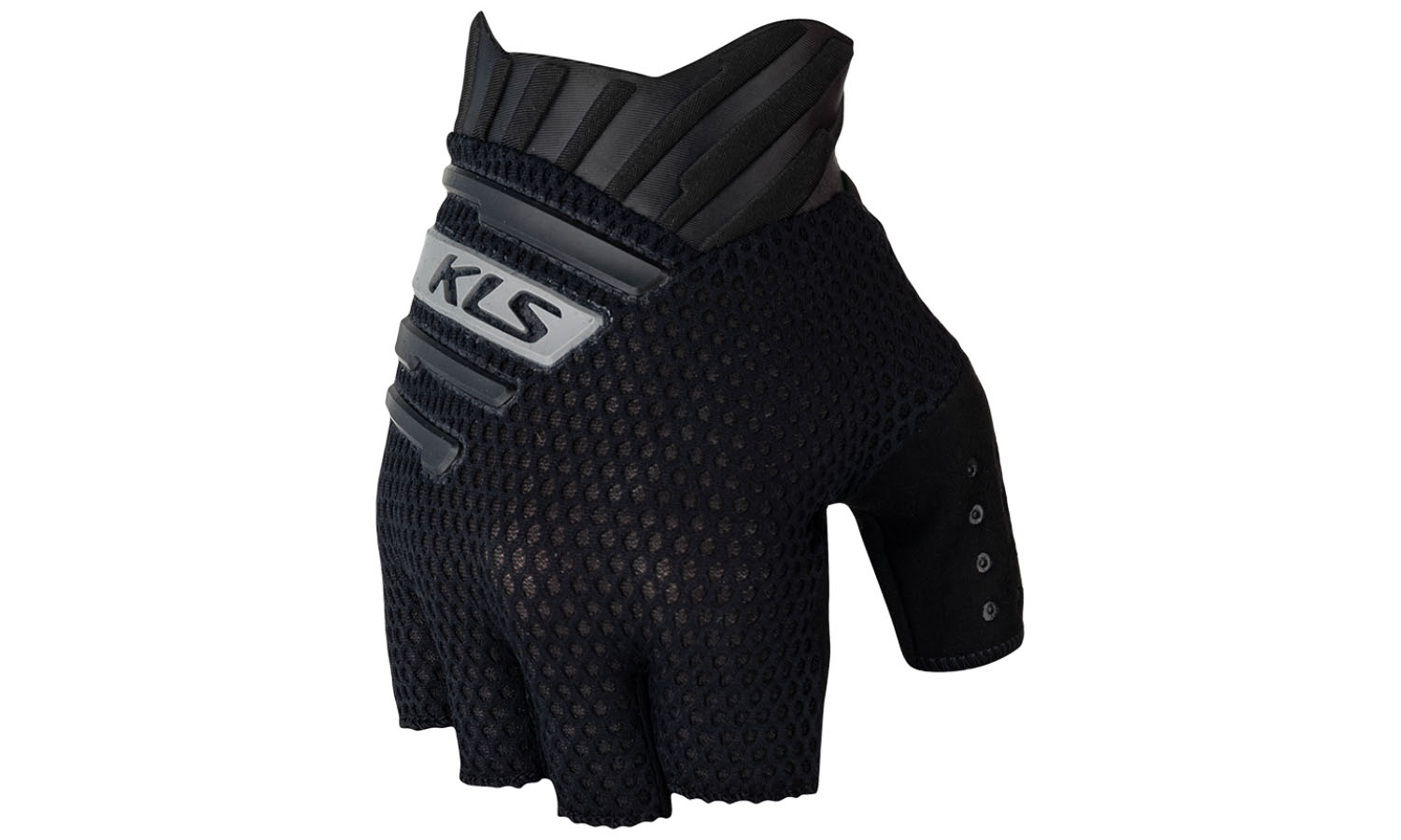 Фотография Перчатки с короткими пальцами KLS Cutout 022 цвет черный размер XXL