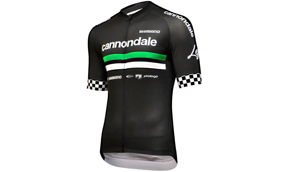 Фотография Джерси Cannondale CFR Team Replica, кор.рукав, мужское, черно-белый, размер XXL