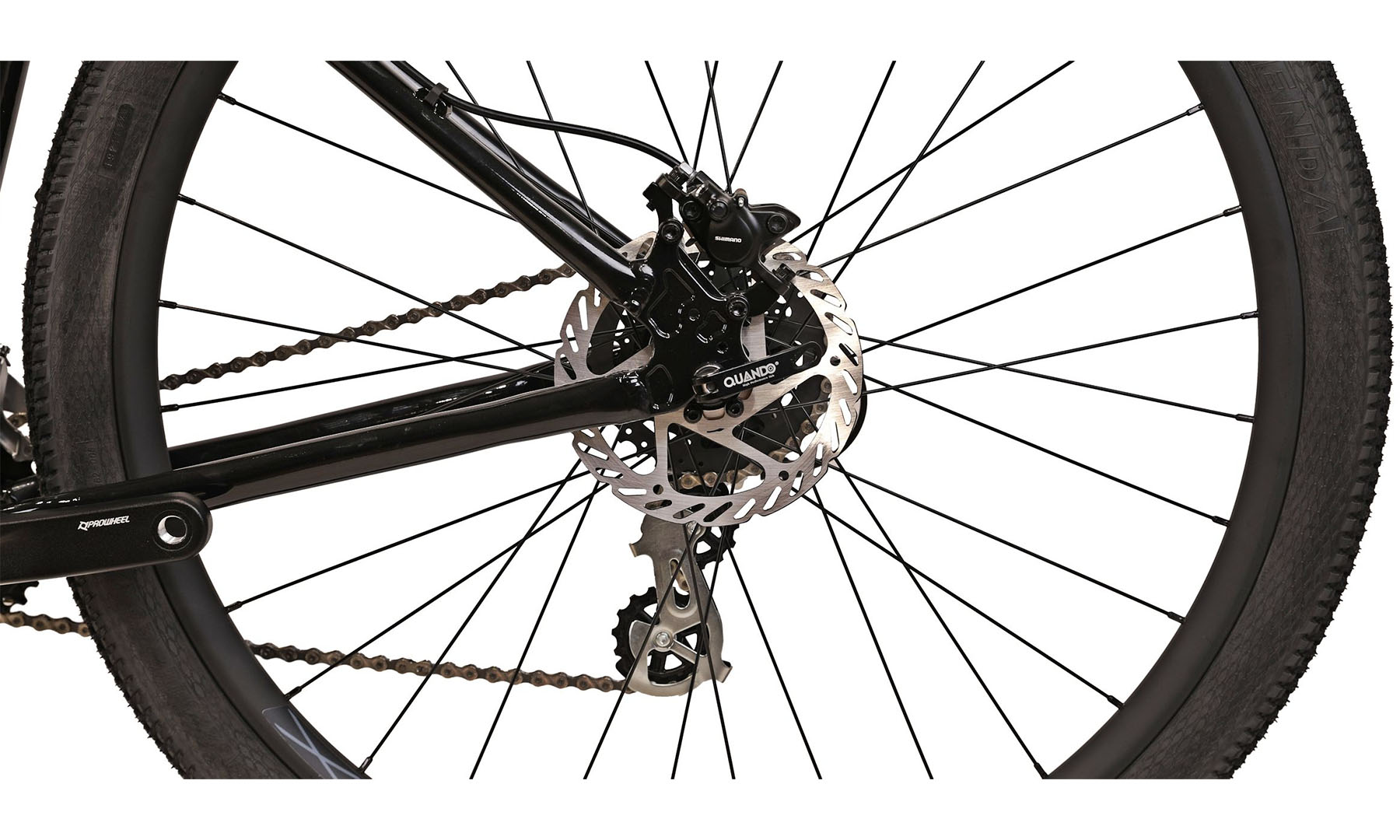Фотографія Велосипед Kinetic Crystal 29" размер L, рама 20" (2025) Черный 5