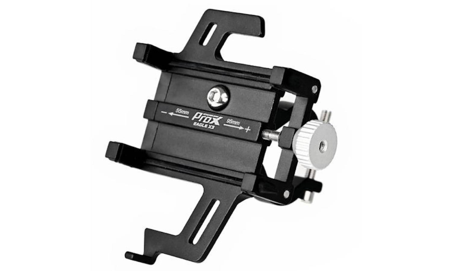 Велодержатель ProX Eagle X3 для телефона 4.7-7.4" ALU, черный 5 Велодержатель ProX Eagle X3 для телефона 4.7-7.4" ALU, черный 5