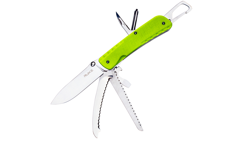 Фотография Многофункциональный нож Ruike Trekker LD43 зеленый