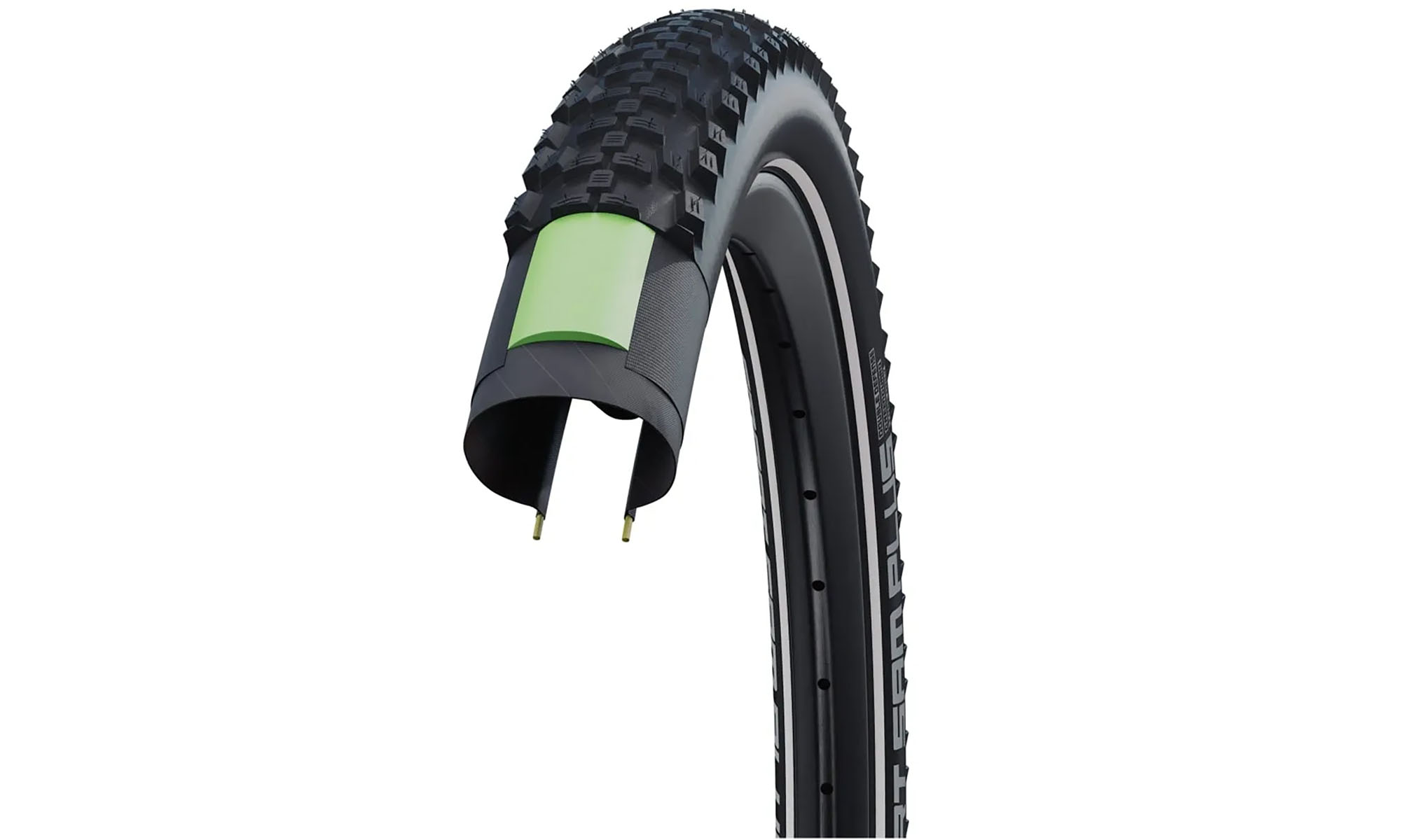 Покрышка 27.5x2.35 (60-584) SCHWALBE SMART SAM PLUS Perf, DD, GreenGuard B/B-SK+RT HS624 ADDIX 67EPI 35B 3