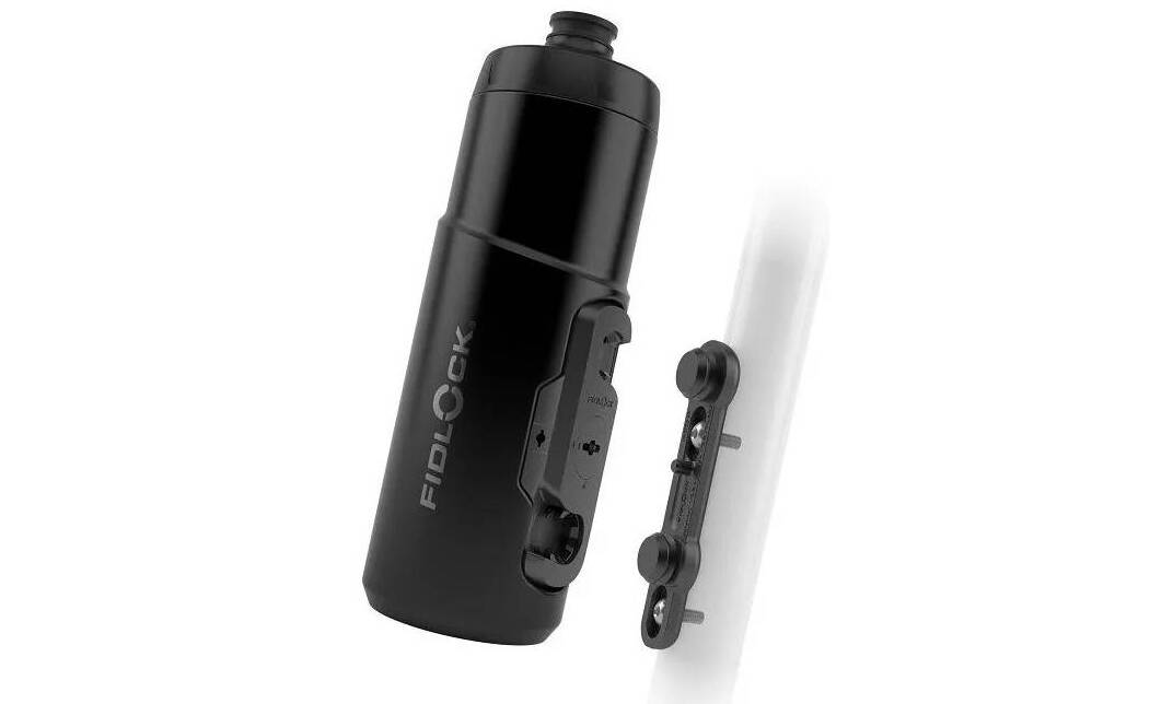 Фляга з конектором та базою FIDLOCK TWIST bottle 600мл., чорний Фляга з конектором та базою FIDLOCK TWIST bottle 600мл., чорний
