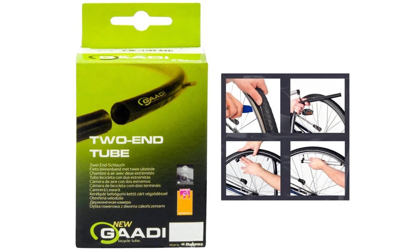 Камера Gaadi Two-Ends Tube 700x32/35C DV40 3 Камера Gaadi Two-Ends Tube 700x32/35C DV40 3