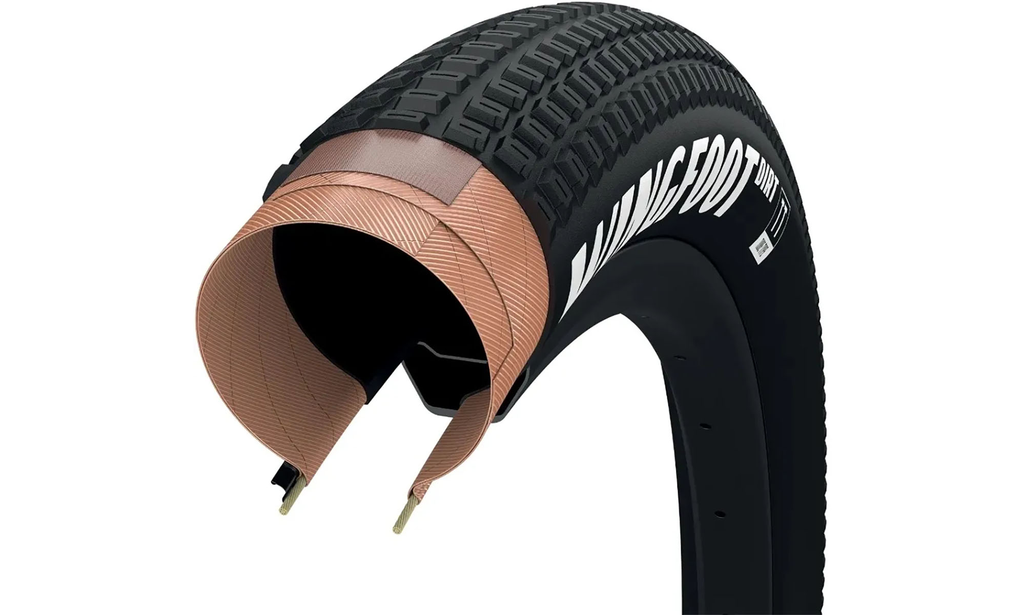 Покрышка GoodYear Wingfoot Dirt, 26x2.20 (55-559), Folding, Black, 60tpi Покрышка GoodYear Wingfoot Dirt, 26x2.20 (55-559), Folding, Black, 60tpi