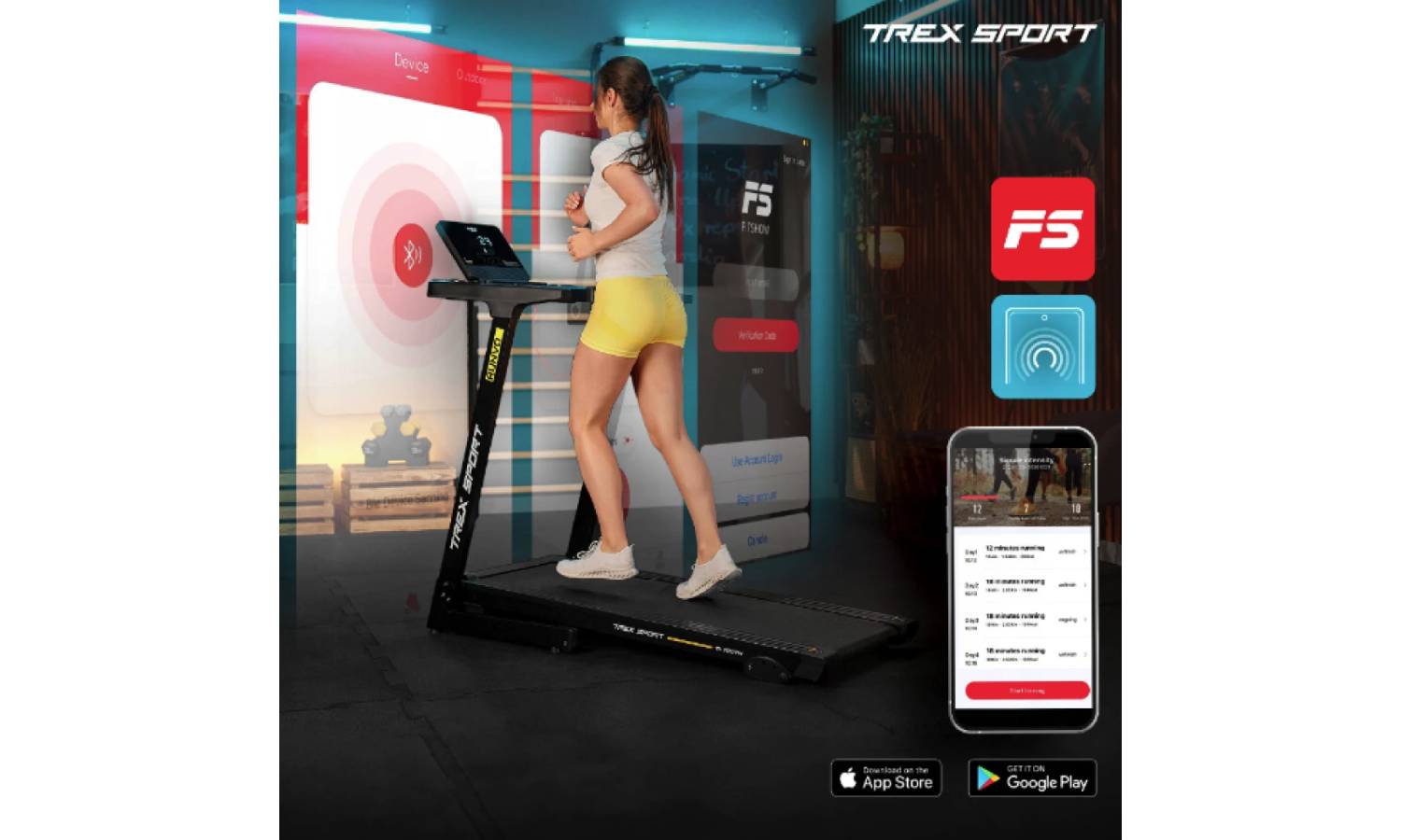 Беговая дорожка Trex Sport TX-700TM RUNVO 10