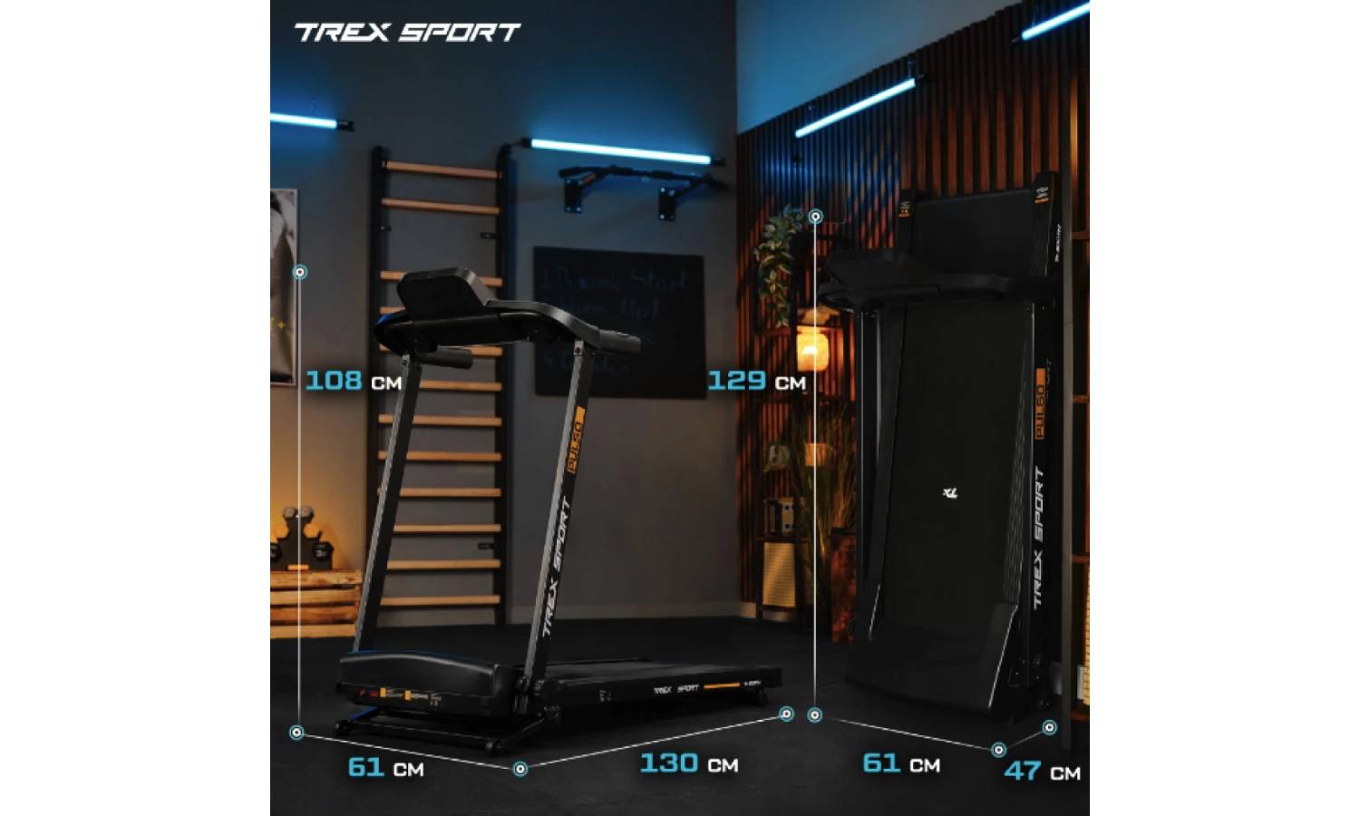 Бігова доріжка Trex Sport TX-500TM PULSO 7