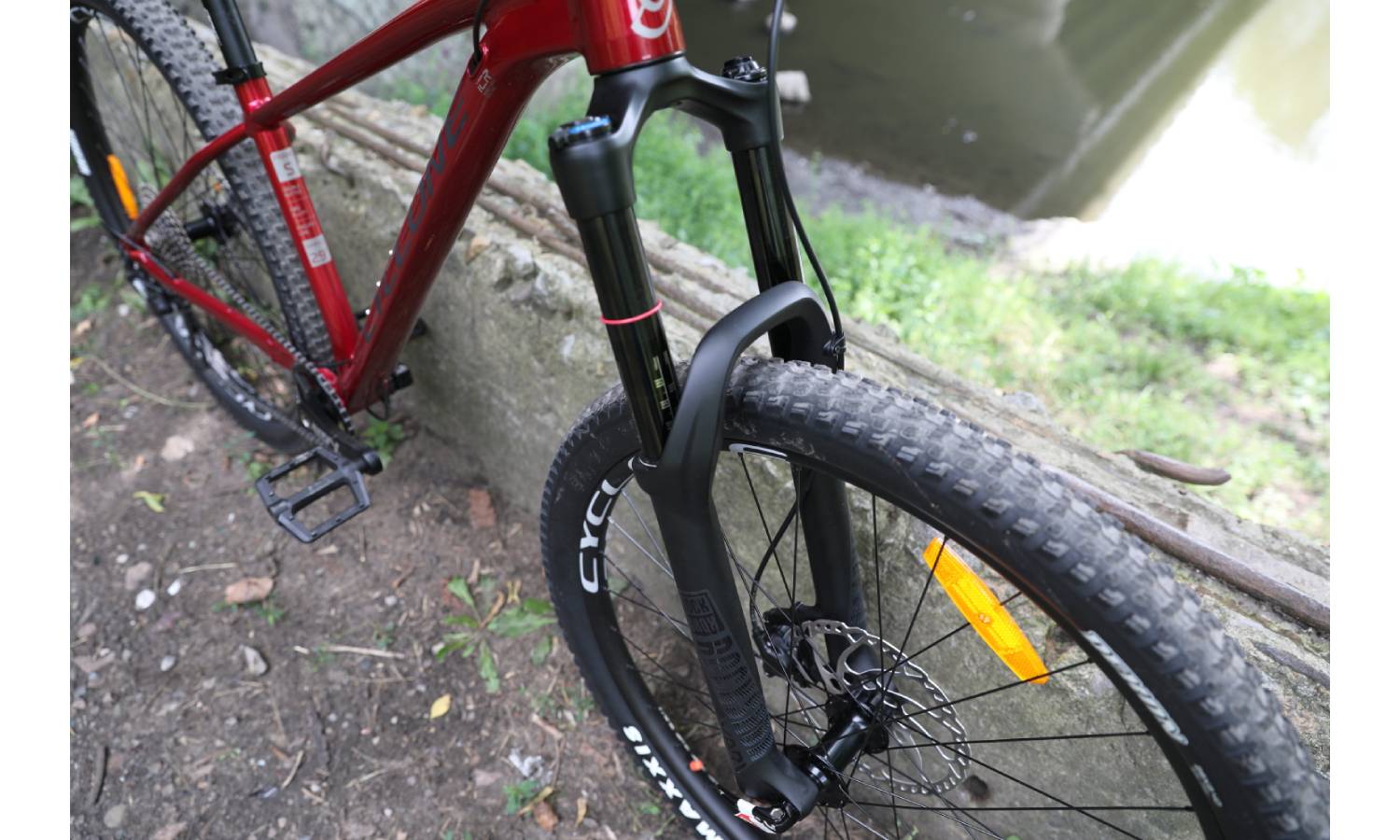 Велосипед Cyclone SLX PRO Trail 29" 2021, розмір S, червоний 6