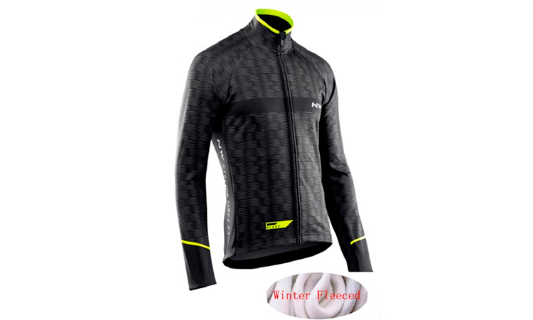 Фотография Велоджерси теплая Cycling Northwave Blade, с флисом, 3XL, черный 2