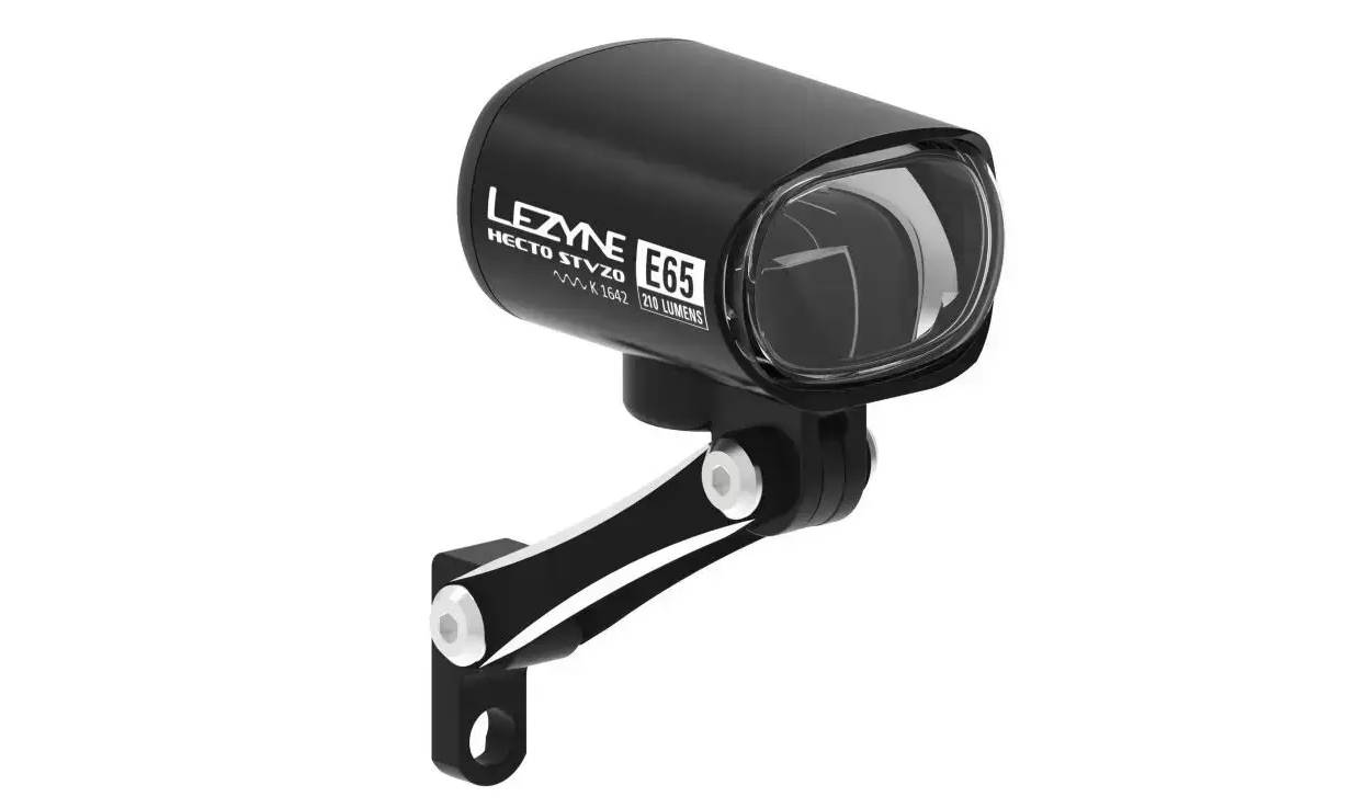 Передний свет для электровелосипеда Lezyne EBIKE HECTO STVZO E65 Черный 210 люменов Y14 3